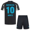 Conjunto (Camiseta+Pantalón Corto) Bayer 04 Leverkusen Florian Wirtz 10 Tercera Equipación 2024-25 - Niño